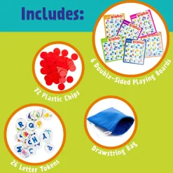 Alphabet Bingo Peaceable Kingdom Board Game