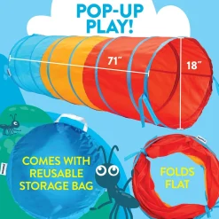 Antsy Pants Pop-Up Crawl Through Play Tunnel