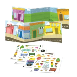 Around Town Reusable Sticker Tote