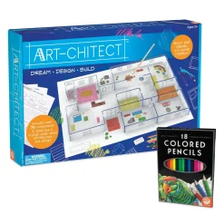Art-chitect with FREE Colored Pencils Architecture Set for Kids