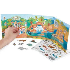 At The Zoo Reusable Sticker Tote