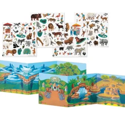 At The Zoo Reusable Sticker Tote