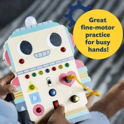 Blinkity Bot Light Up Busy Board for Toddlers