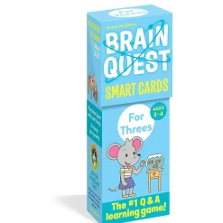 Brain Quest Smart Cards: For Threes (Revised 5th Edition)