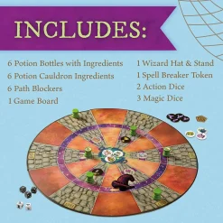 Cauldron Quest Peaceable Kingdom Cooperative Board Game