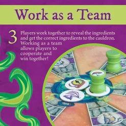 Cauldron Quest Peaceable Kingdom Cooperative Board Game
