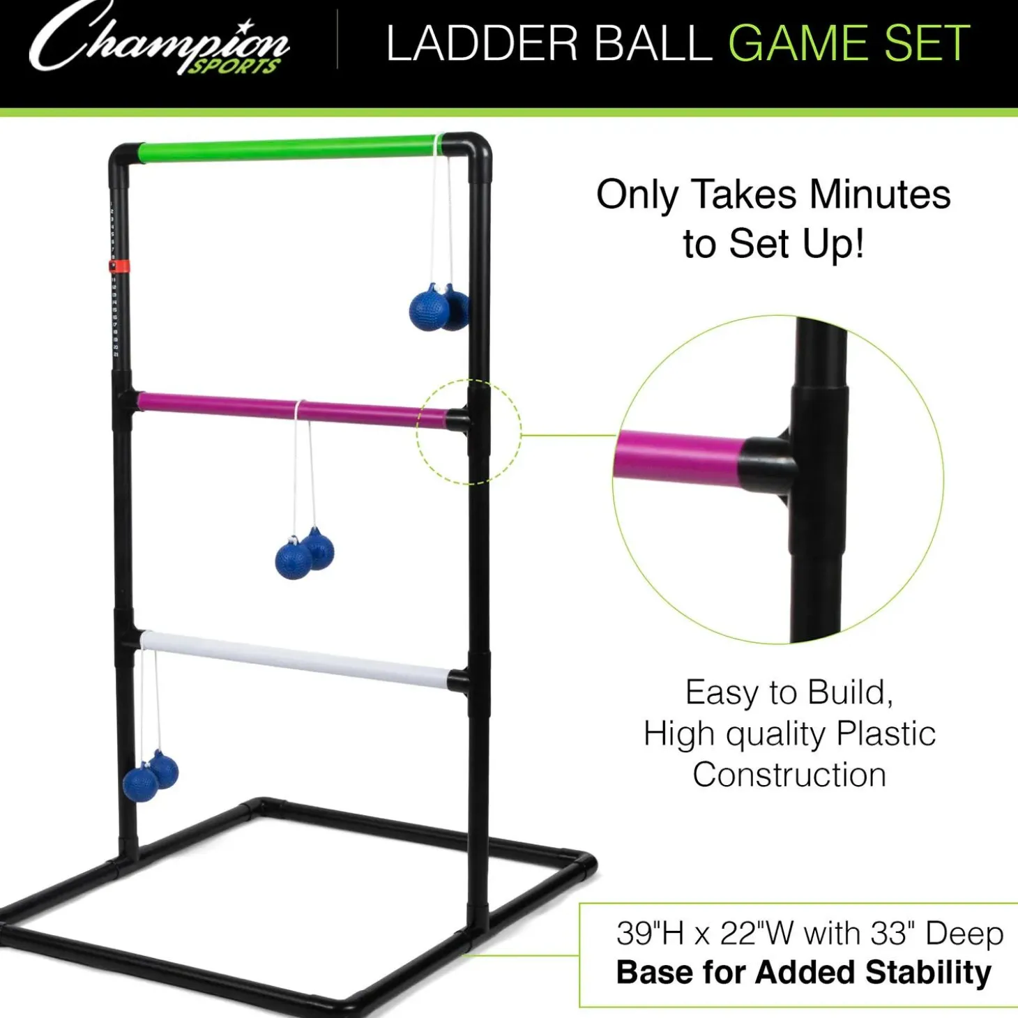 Champion Sports Ladder Ball Game Set
