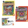 Color By Number Color Counts: Kaleidoscopes and Sun Catchers Set of 2 With Pencils