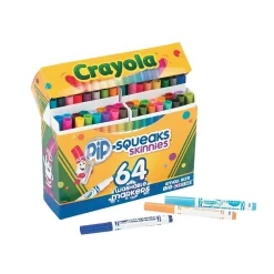 64-Color Crayola® Pip-Squeaks™ Skinnies Fine Tip Markers