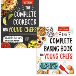 Complete Cooking and Baking Books: Set of 2