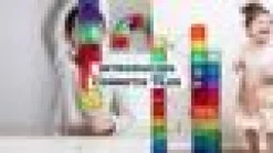 Connetix Rainbow Ball Pack – 12‑Piece Wooden Ball Set