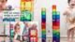 Connetix Rainbow Ball Run Pack – 92‑Piece Magnetic Motion Building Set