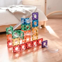 Connetix Rainbow Ball Run Pack – 92‑Piece Magnetic Motion Building Set