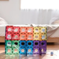 Connetix Rainbow Ball Run Pack – 92‑Piece Magnetic Motion Building Set