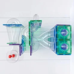 Connetix Rainbow Ball Run Pack – 92‑Piece Magnetic Motion Building Set