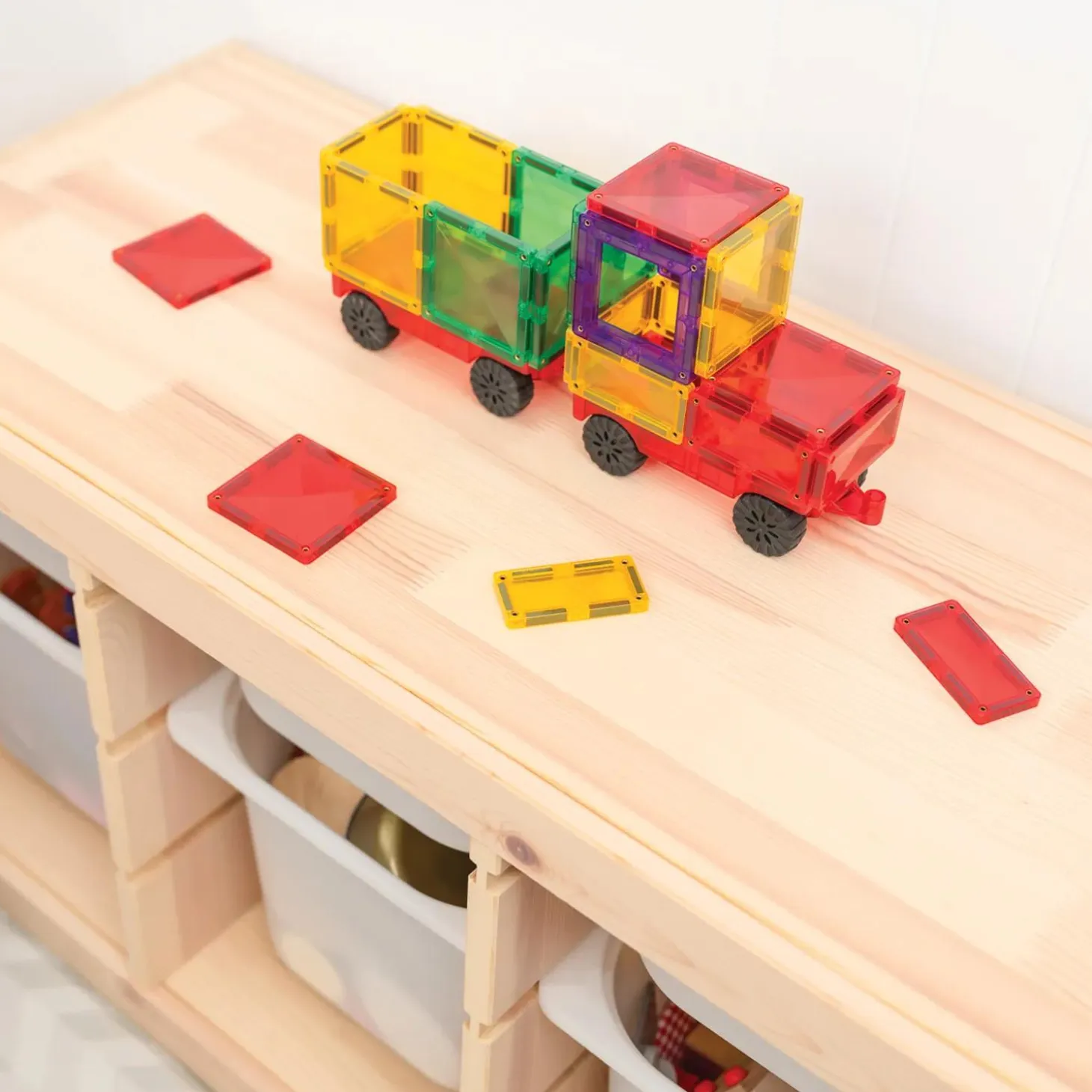 Connetix Rainbow Motion Pack – 24‑Piece Magnetic Movement & Vehicle Set