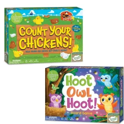 Count Your Chickens and Hoot Owl Hoot: Set of 2