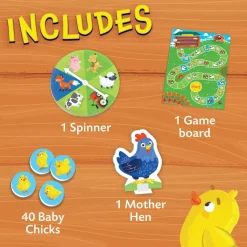 Count Your Chickens! Peaceable Kingdom Cooperative Board Game