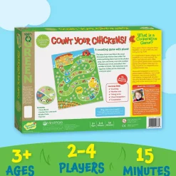 Count Your Chickens! Peaceable Kingdom Cooperative Board Game