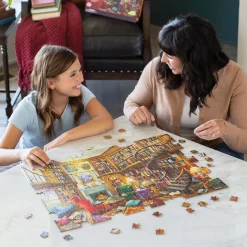 Cozy Library Pass-Along Puzzle