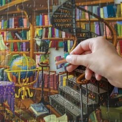Cozy Library Pass-Along Puzzle