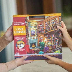 Cozy Library Pass-Along Puzzle