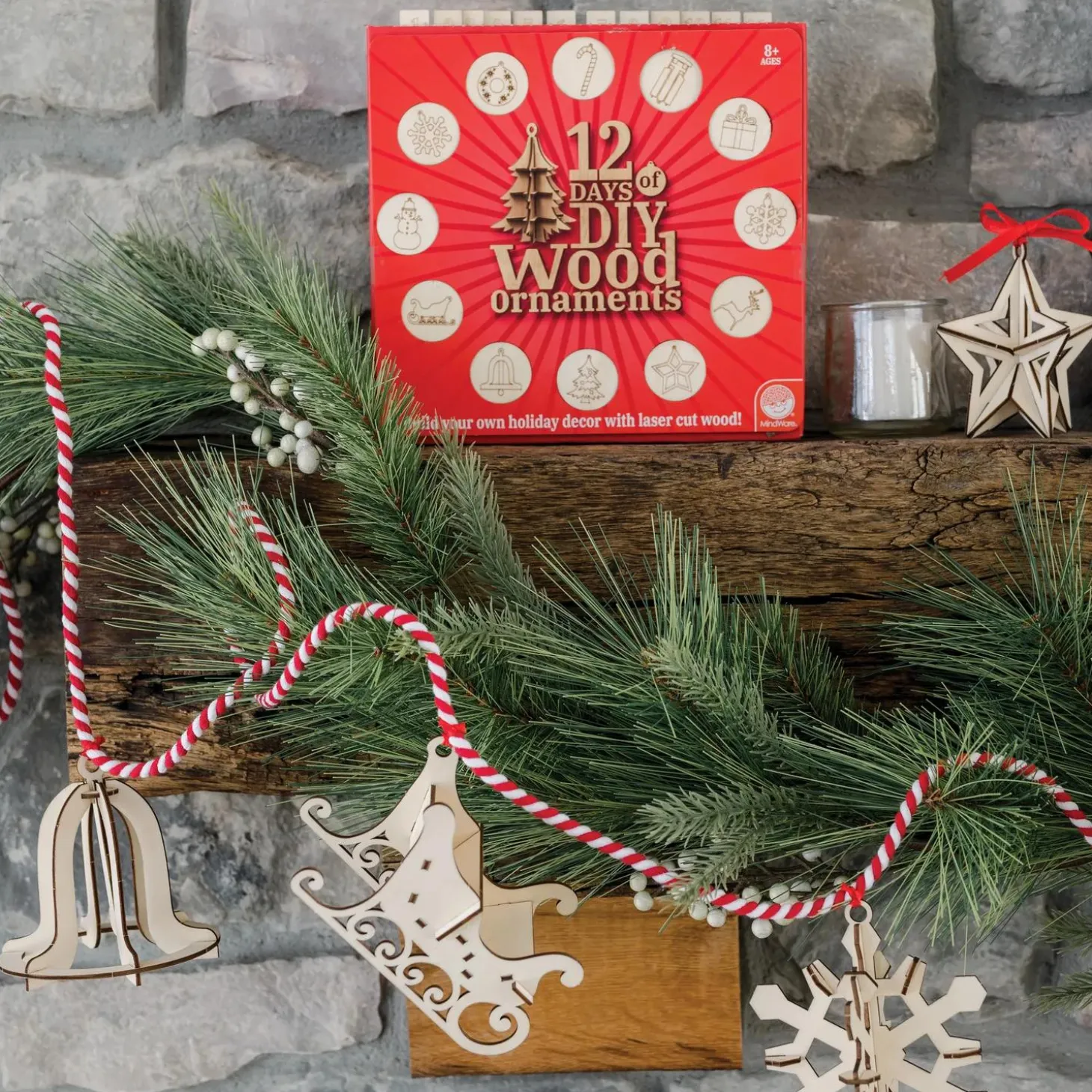 12 Days of DIY Wood Ornaments Advent Calendar