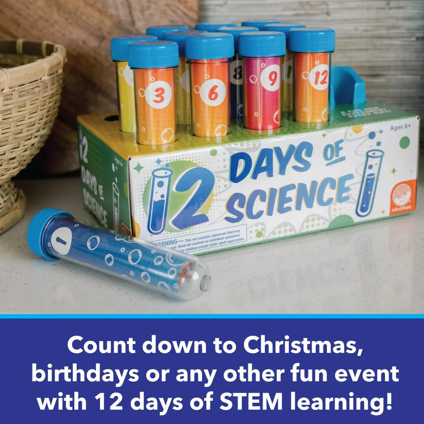 12 Days of Science Experiments Countdown Calendar