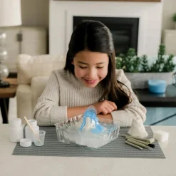 Dig it Up! Bubbling Volcano Eruption STEM Excavation Toy Science Kit: Ice Age Discoveries