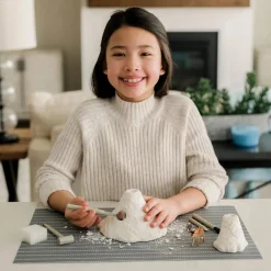 Dig it Up! Bubbling Volcano Eruption STEM Excavation Toy Science Kit: Ice Age Discoveries