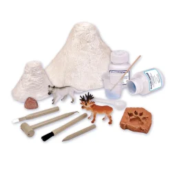 Dig it Up! Bubbling Volcano Eruption STEM Excavation Toy Science Kit: Ice Age Discoveries
