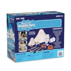 Dig it Up! Bubbling Volcano Eruption STEM Excavation Toy Science Kit: Ice Age Discoveries