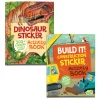 Dinosaur & Construction Sticker Activity Books Set of 2
