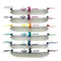 Double Up! Double-Ended Markers - Set of 6