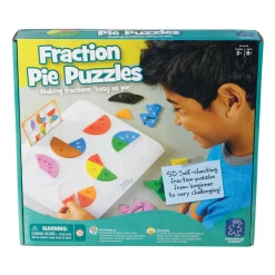 Educational Insights: Fraction Pie Jigsaw Puzzles