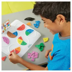 Educational Insights: Fraction Pie Jigsaw Puzzles