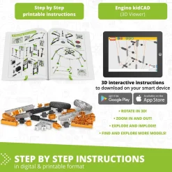 Engino STEM Engineering Amusement Park Building Set