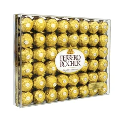 FERRERO ROCHER Hazelnut Chocolate Diamond Gift Box, 48 Pieces