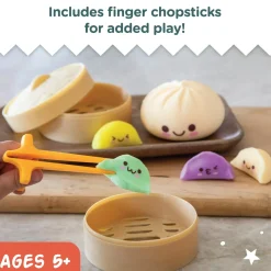 Foodie Fidgets Squishy Bao Bun and Dumplings Fidgets for Kids