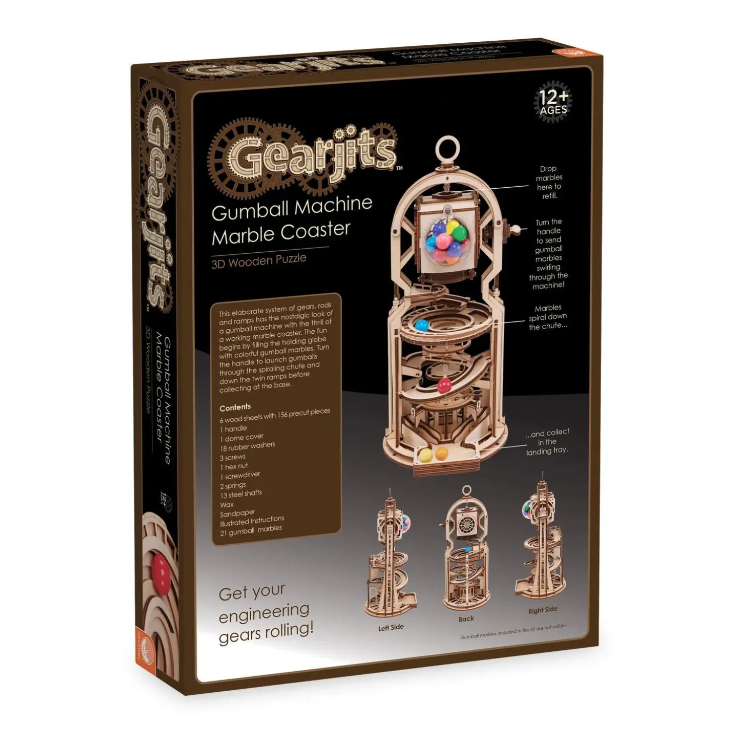 Gearjits Gumball Machine Marble Coaster