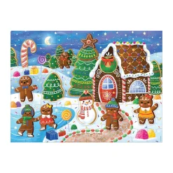 Gingerbread Friends Scratch and Sniff Puzzle