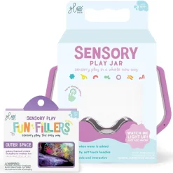 GloPals Sensory Outer Space Glow Jar