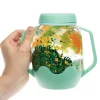 GloPals Teal Sensory Glow Jar with Safari Filler