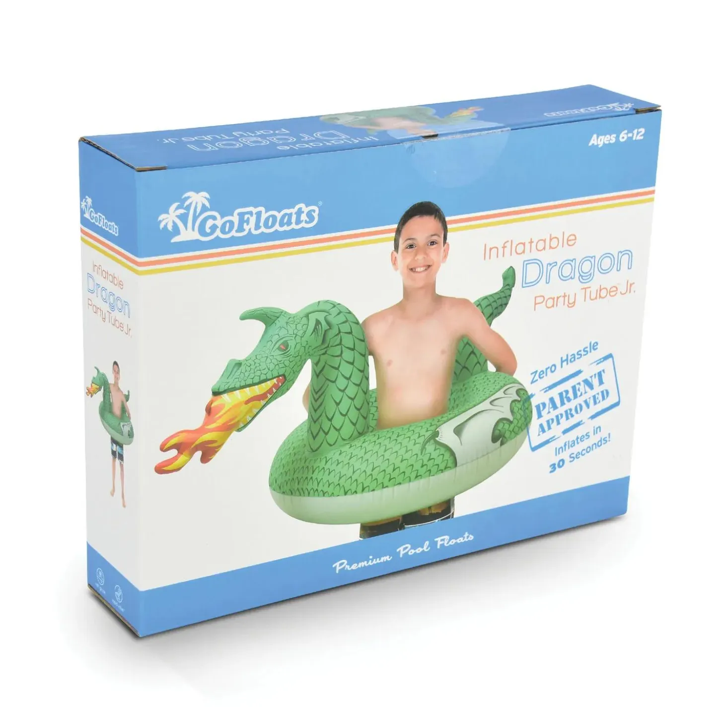 GoFloats Fire Dragon Jr Pool Float Tube