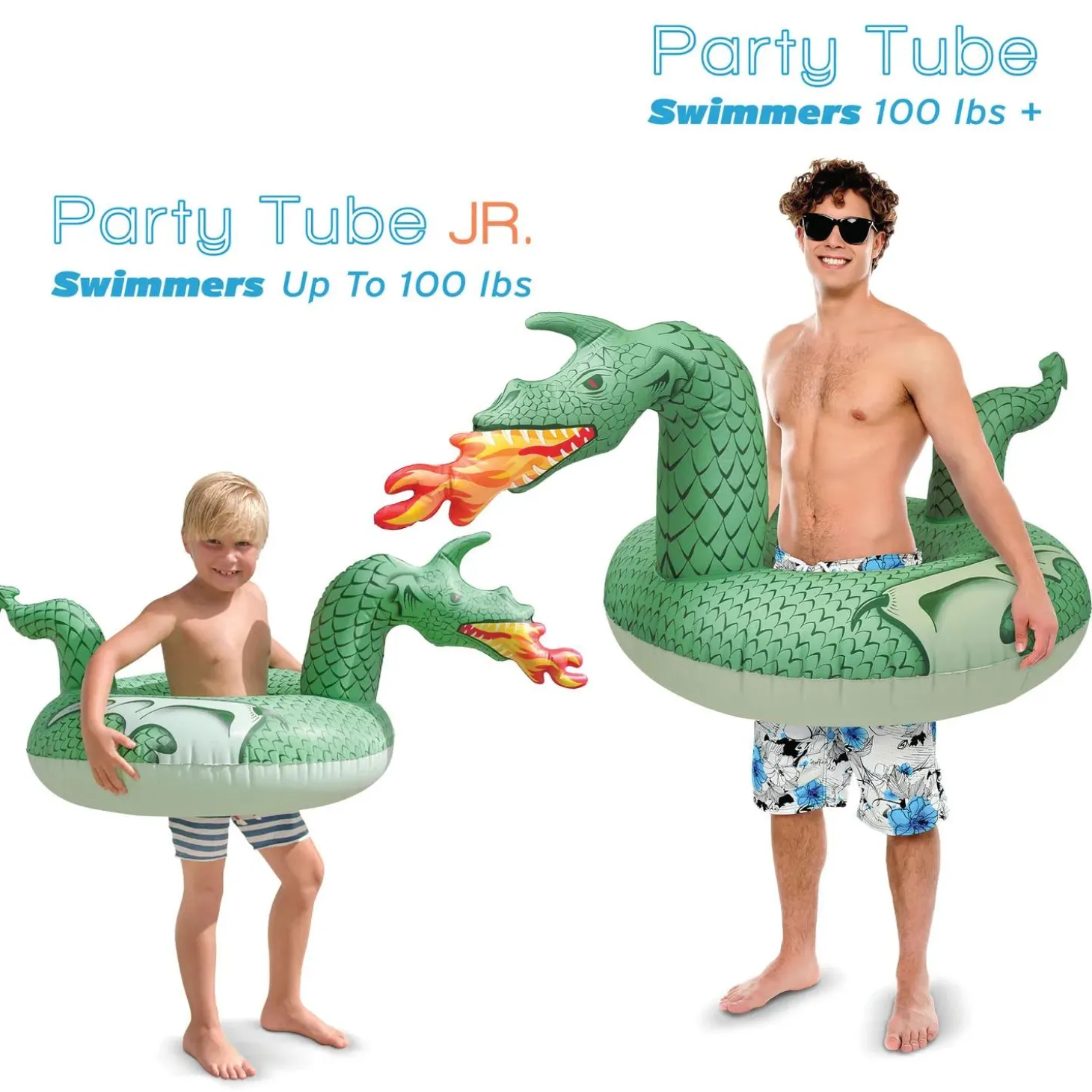 GoFloats Fire Dragon Jr Pool Float Tube