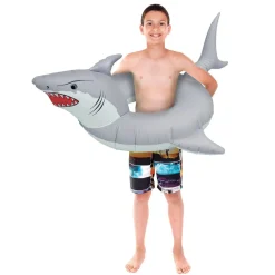 GoFloats 'Great White Bite' - Jr Pool Float Party Tube