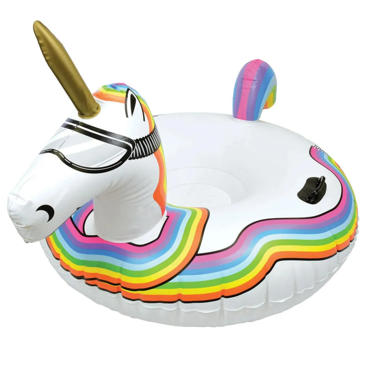 GoFloats: Winter Snow Tube Unicorn - The Ultimate Sled & Toboggan