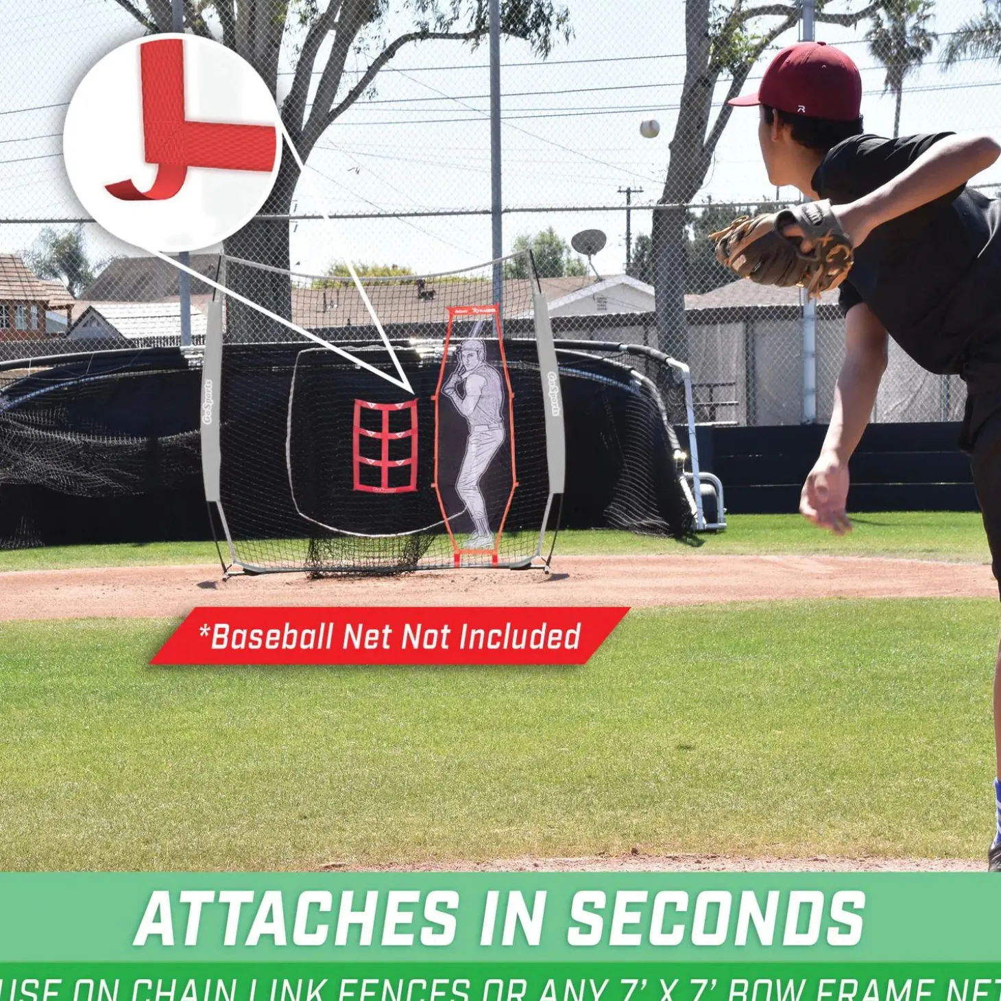 GoSports Baseball & Softball Pitching Kit