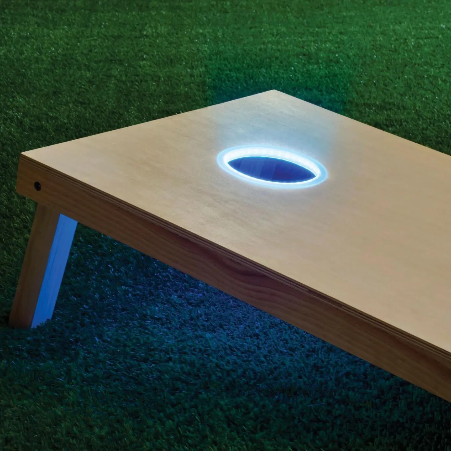 GoSports: Cornhole Light Up LED Ring Kit 2pc Set - Blue