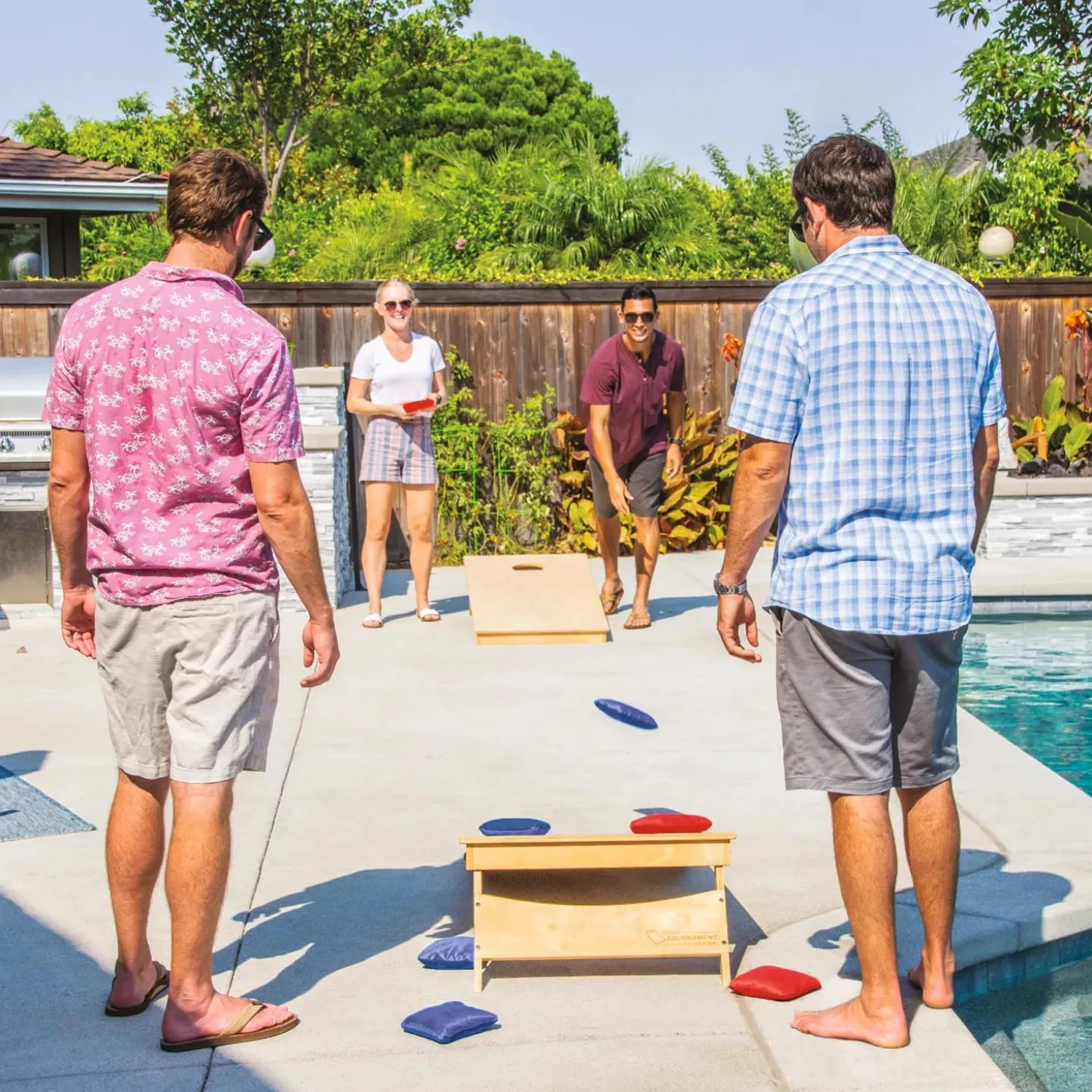 GoSports: Dual Sided Cornhole Bean Bags, Set of 8